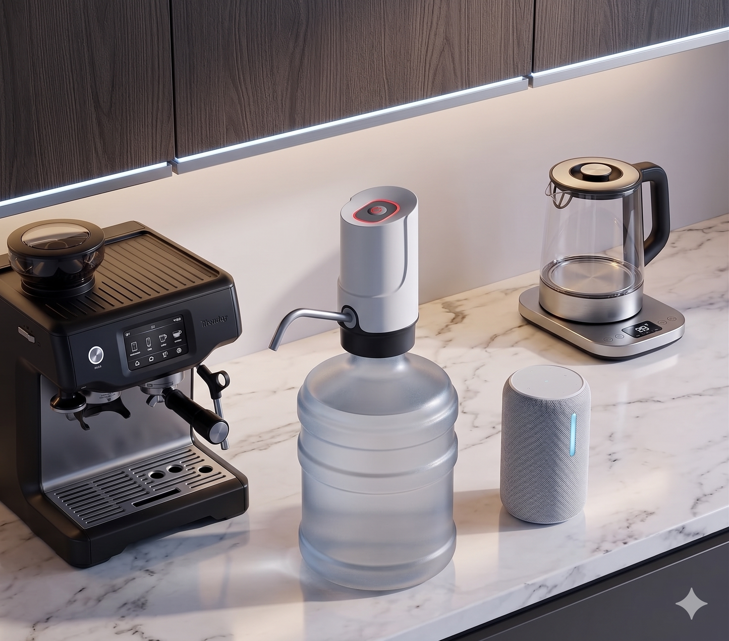 Portable Automatic Water Pump Dispenser USB Charging Drinking Bottle Pump for Home Kitchen Office