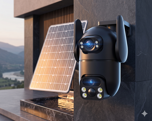 “Best Solar Security Camera in UAE – Wireless Outdoor CCTV with Motion Sensor & Night Vision”
