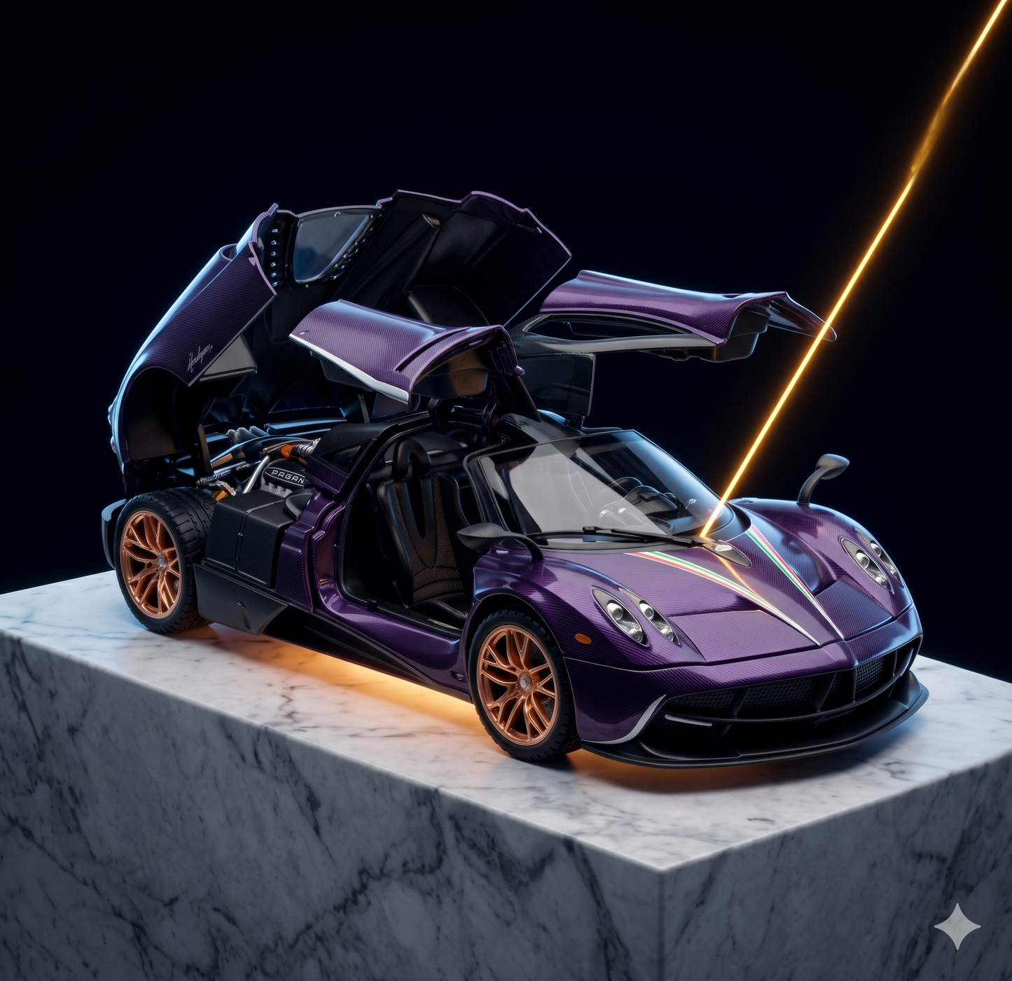 Pagani Huayra Miniature Car Model – Diecast Alloy Sports Car Toy for Collection
