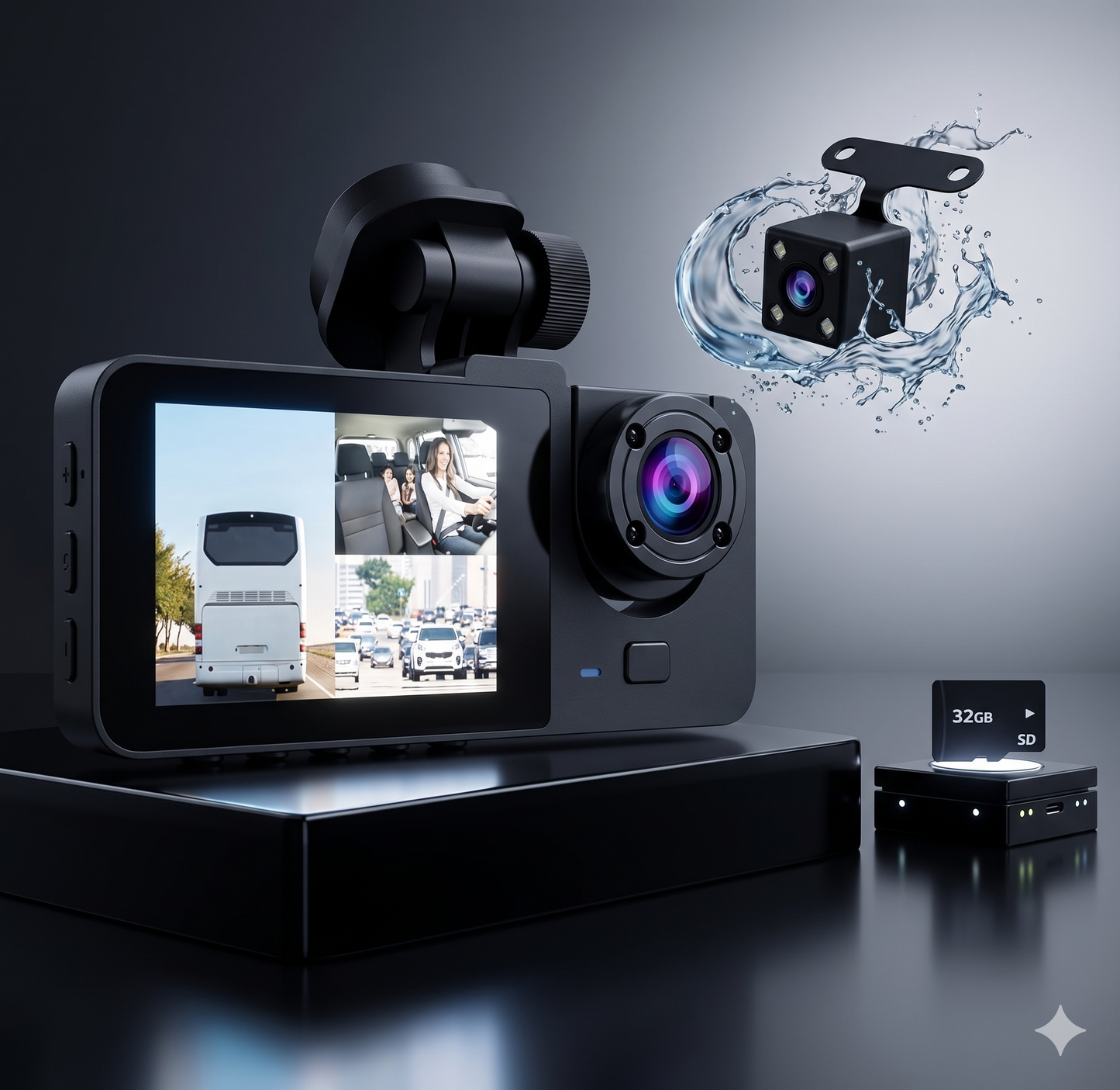 Car DVR Dash Camera – HD Video Recorder with Motion Detection & Night Vision