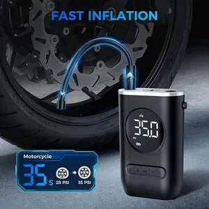 “Best Tire Inflator Air Pump in UAE – Portable Digital Car Air Compressor with Fast Inflation”