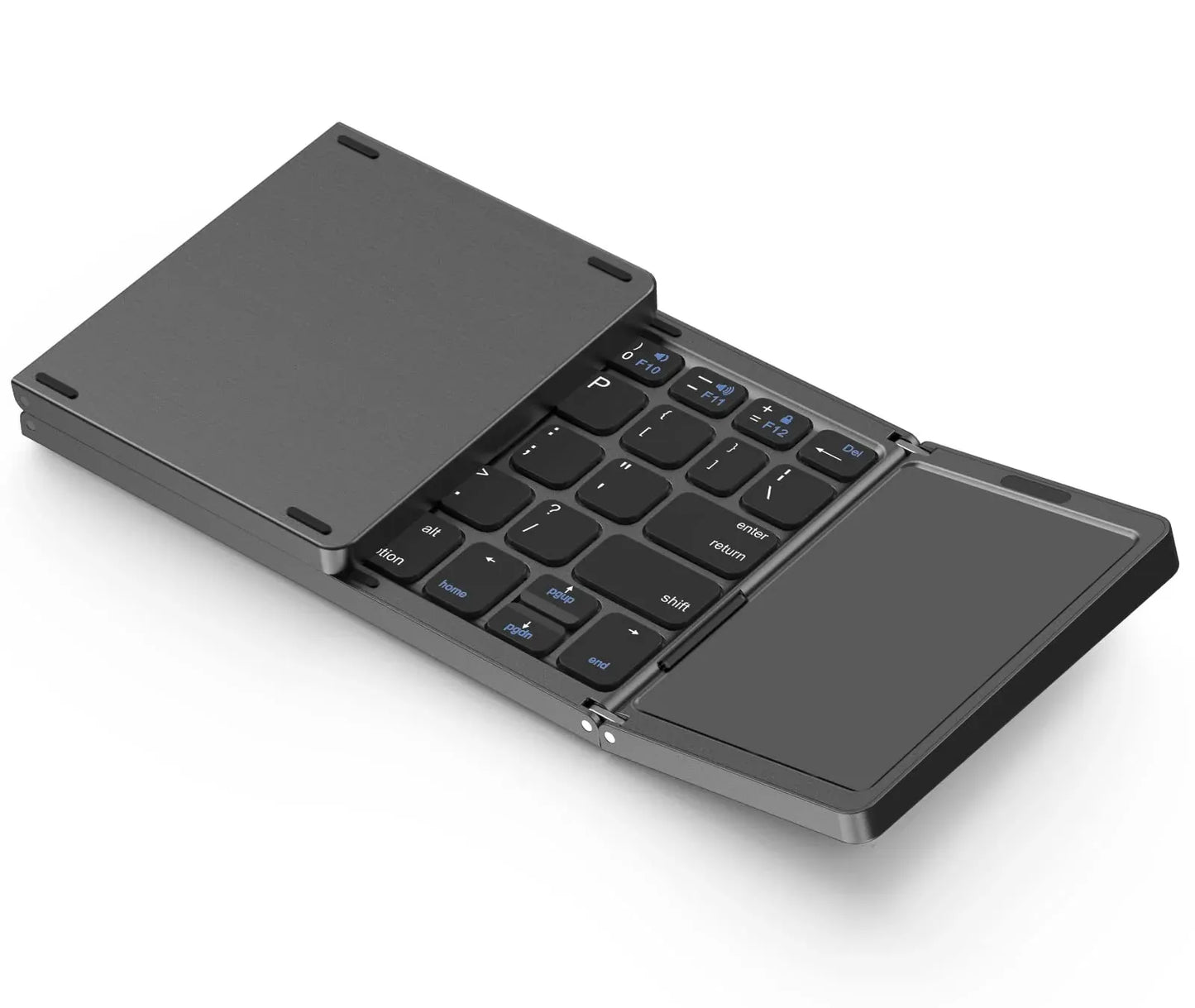 Smart Foldable Wireless Keyboard with Touchpad – Universal Compatibility for All Devices