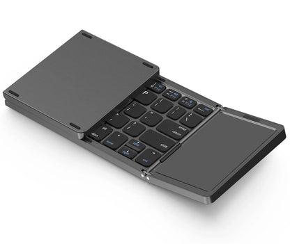 Smart Foldable Wireless Keyboard with Touchpad – Universal Compatibility for All Devices