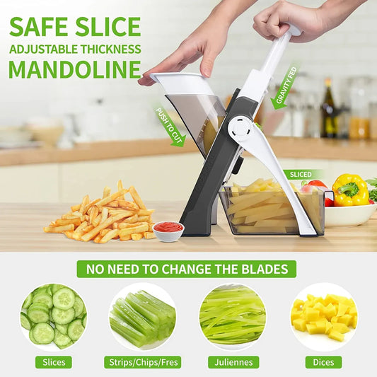 Instant Vegetable Cutter (Manual Vegetable Cutter) for Kitchen use [Trending]
