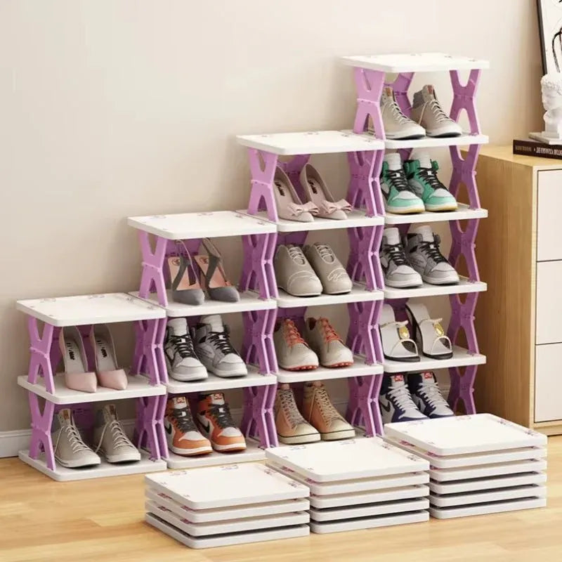 Multifunctional 6-Tier Storage Rack | Vertical Space Saver Shelf Organizer