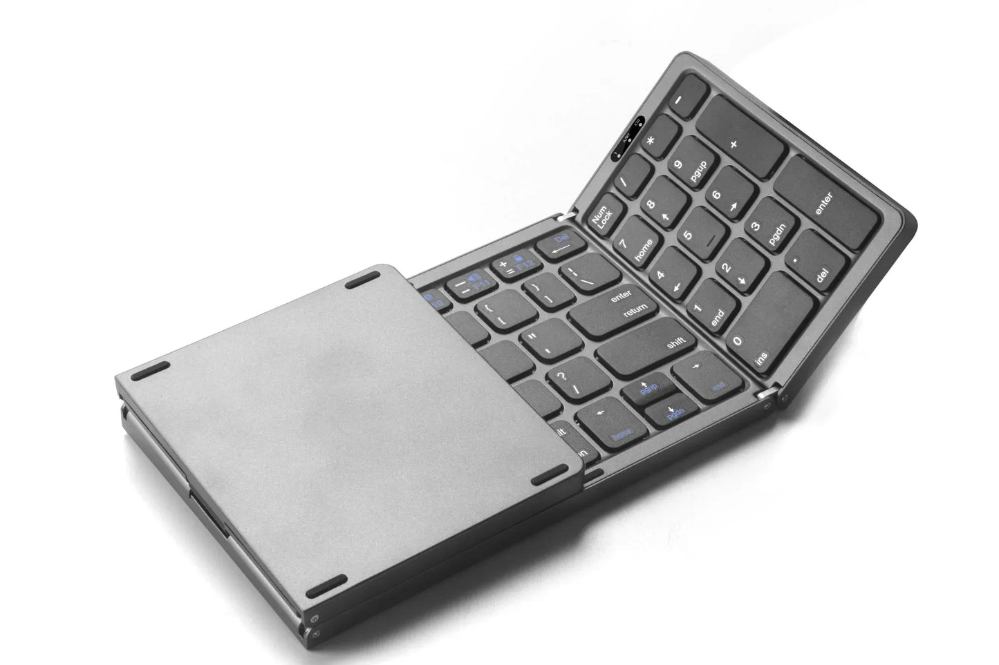 Smart Foldable Wireless Keyboard with Touchpad – Universal Compatibility for All Devices