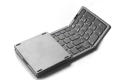 Smart Foldable Wireless Keyboard with Touchpad – Universal Compatibility for All Devices