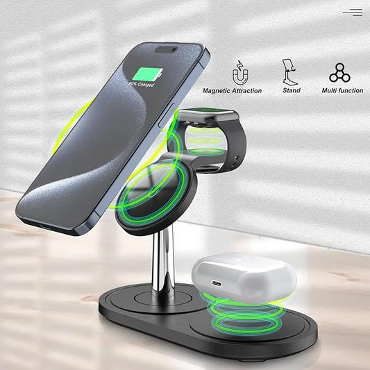 Universal Multifunction Charging Station – No Cables Needed