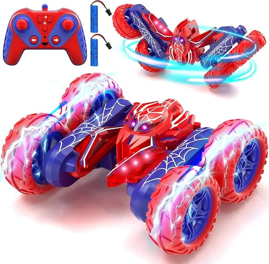 RC Spider Stunt Car – 360° Spins, Flips & All-Terrain Driving