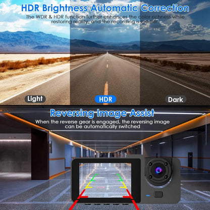 Car DVR Dash Camera – HD Video Recorder with Motion Detection & Night Vision