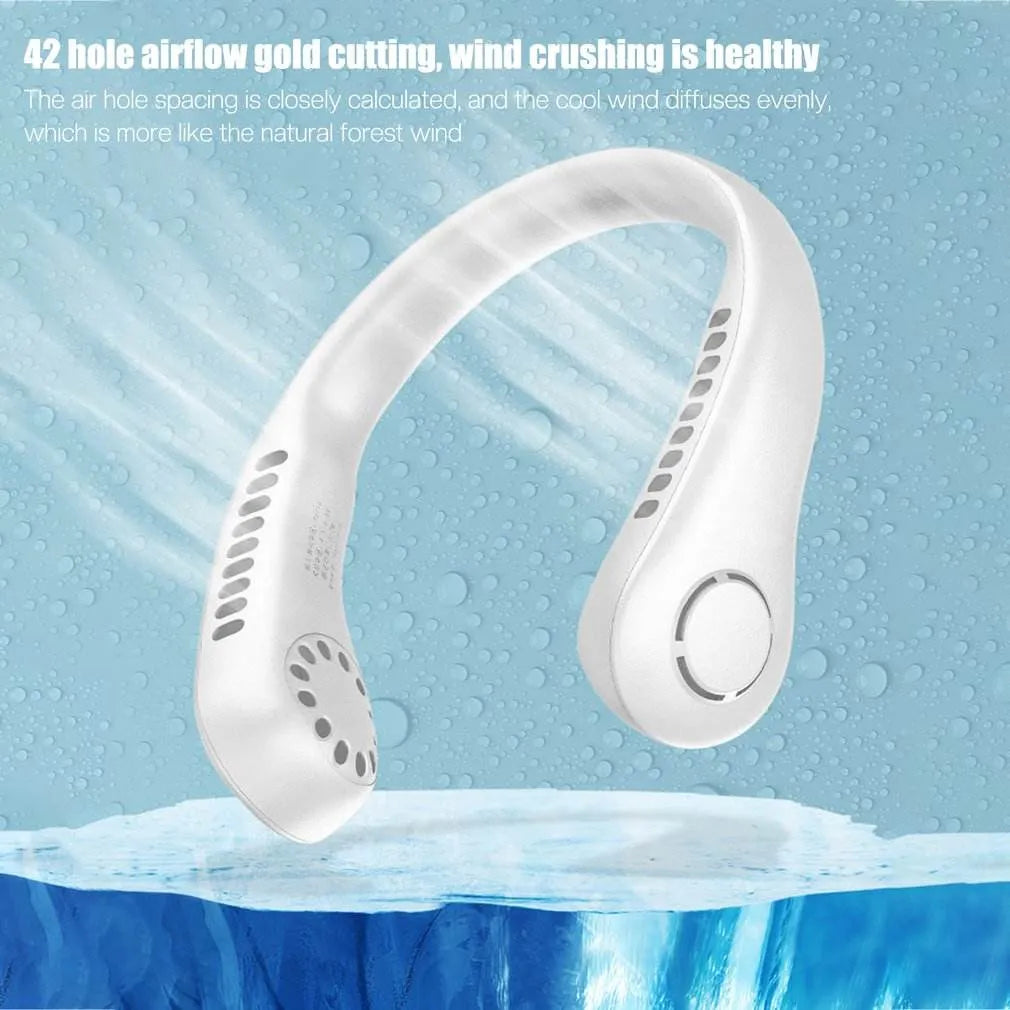 Best Vaneless Neck Hanging Fan for Summer | Quiet & Portable
