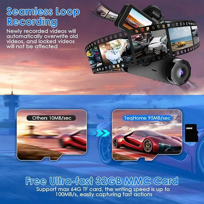 Car DVR Dash Camera – HD Video Recorder with Motion Detection & Night Vision