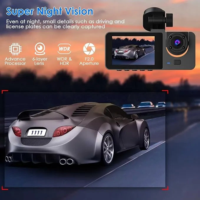 Car DVR Dash Camera – HD Video Recorder with Motion Detection & Night Vision