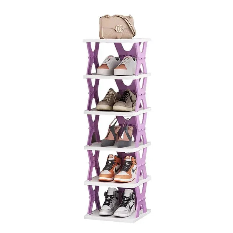 Multifunctional 6-Tier Storage Rack | Vertical Space Saver Shelf Organizer